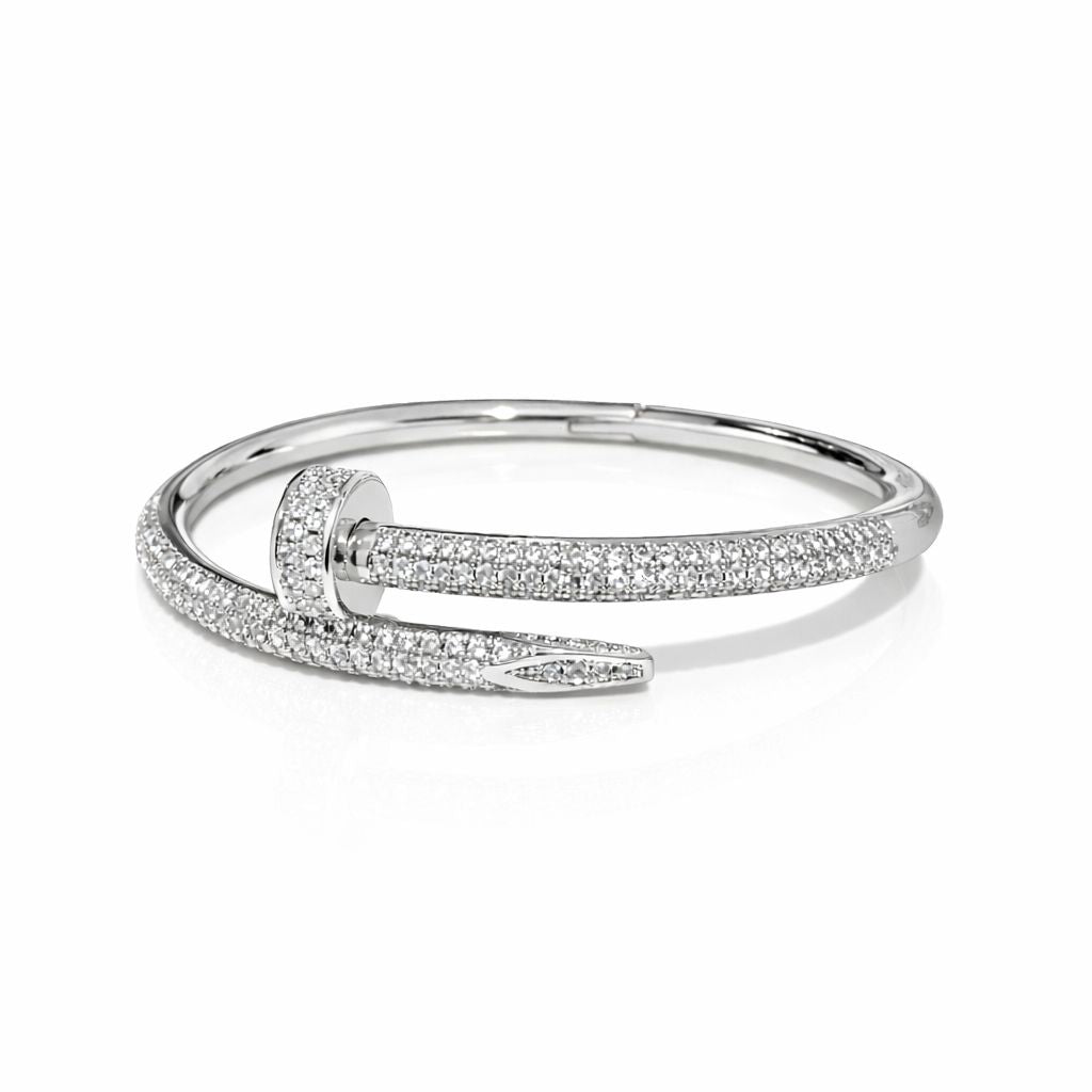 Bracelete prego cravejado M