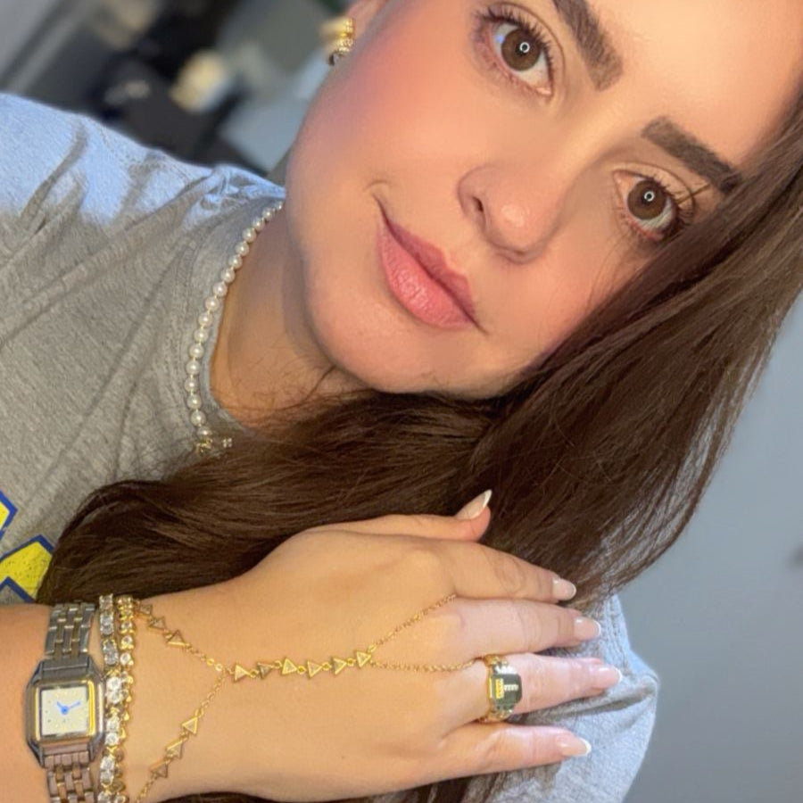 PULSEIRA HAND CHAIN CRISTAL