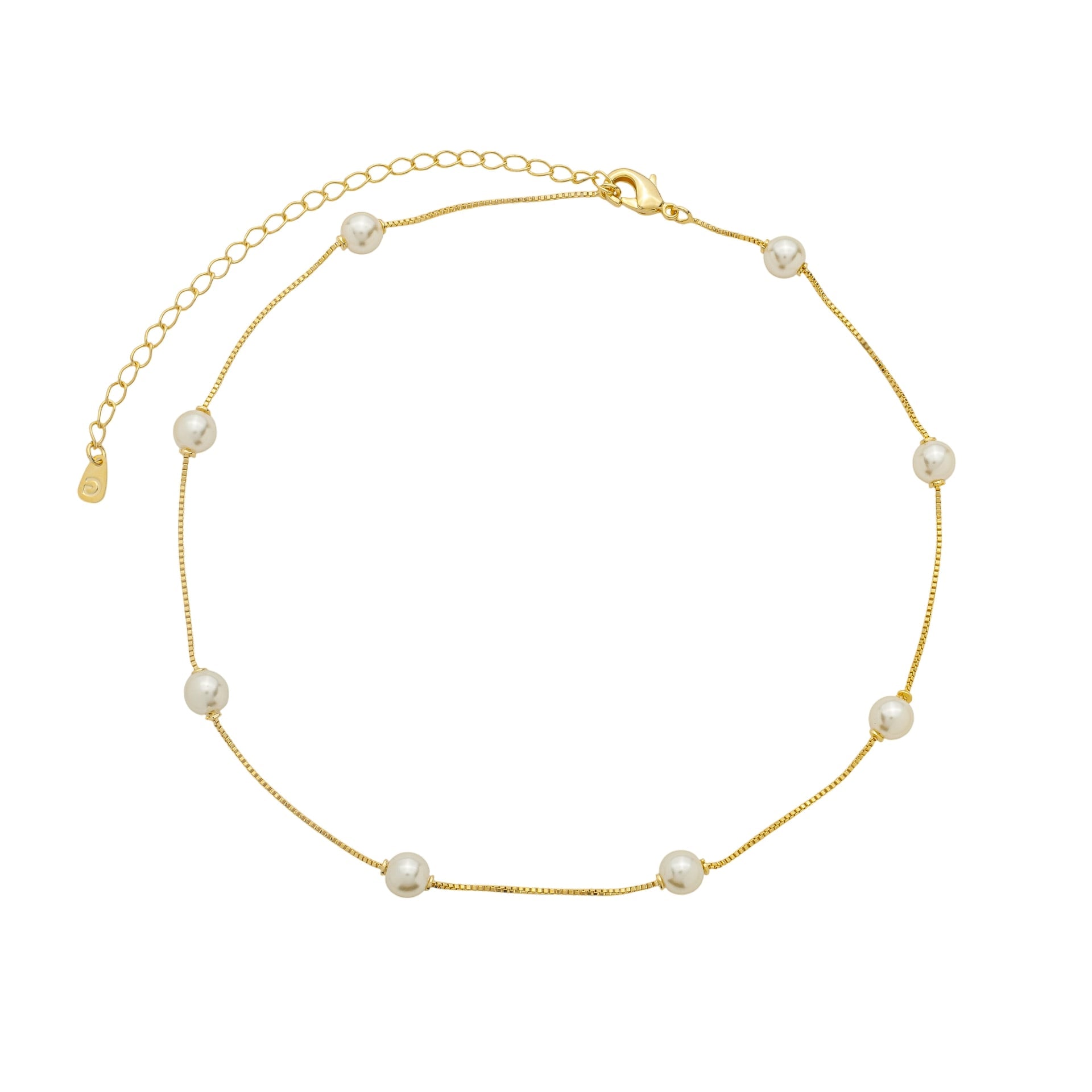 CHOCKER MARIA - PÉROLA M - 35 CM