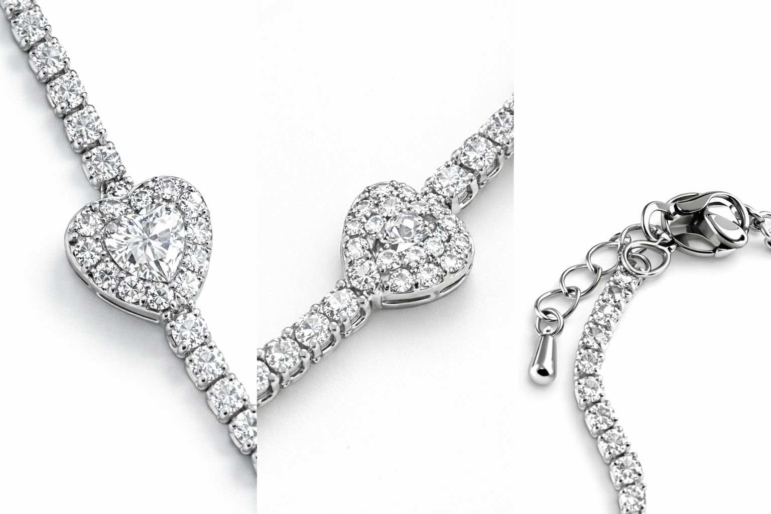 Colar Riviera Coração - Diva