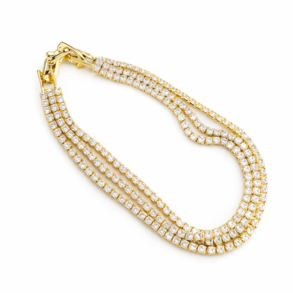 PULSEIRA RIVIERA TRIO - 19cm ajustável para 17cm