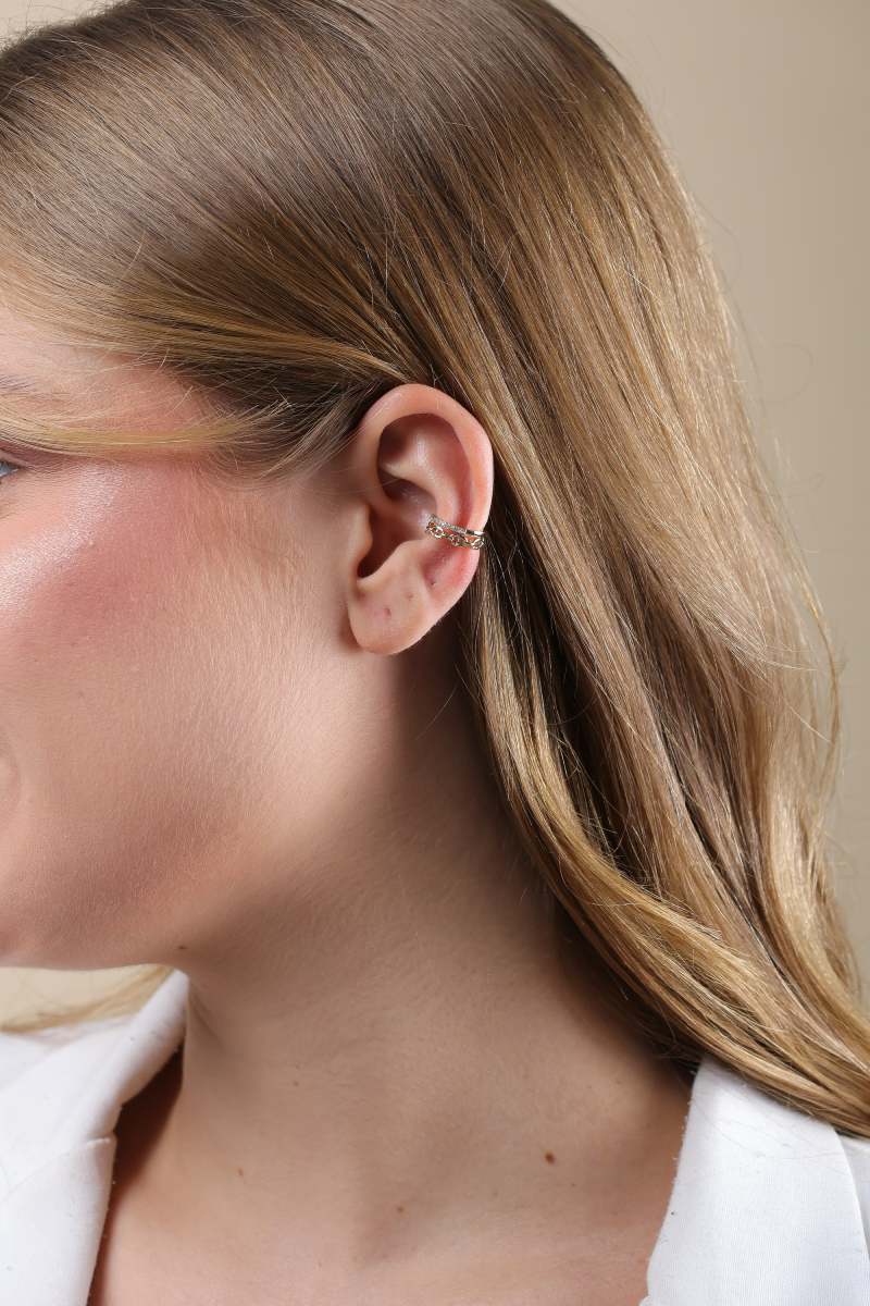PIERCING FAKE CORRENTE / CRAVEJADO