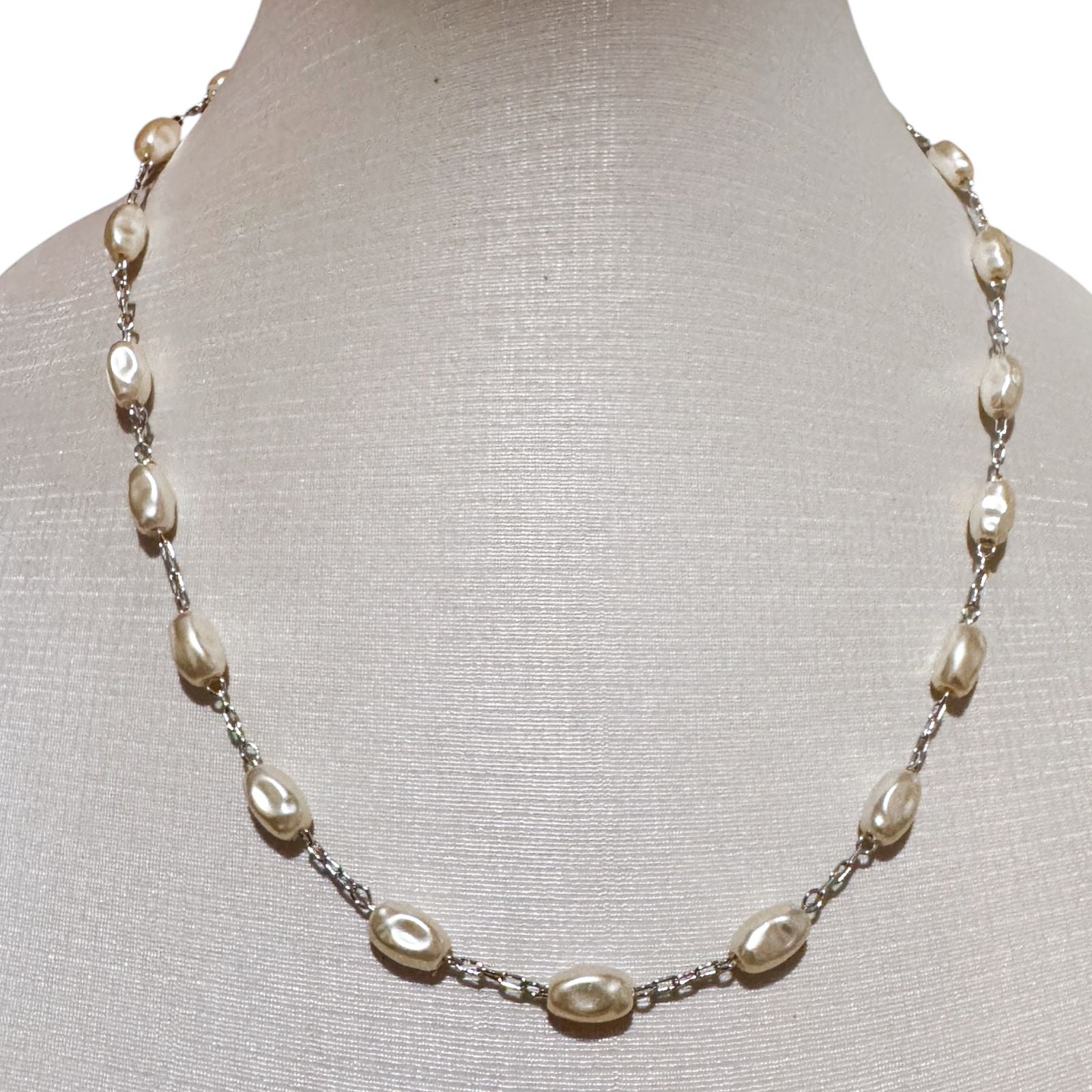 COLAR CHOCKER PÉROLA BARROCA - 35cm ou 70cm