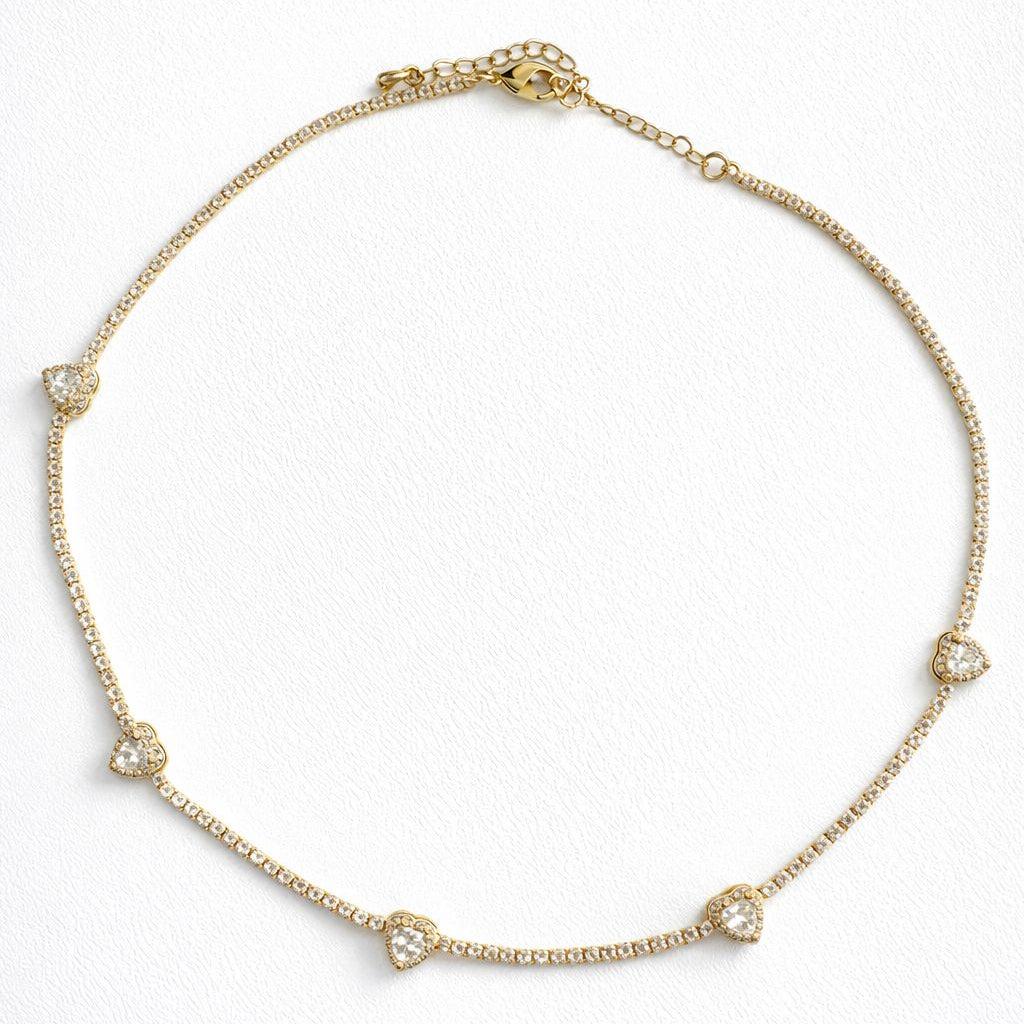 Colar Riviera Coração - Diva