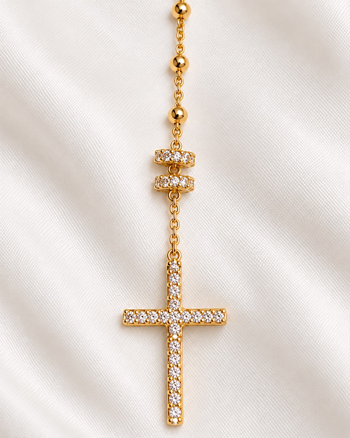 Colar Rosário Nossa Senhora Cravejado