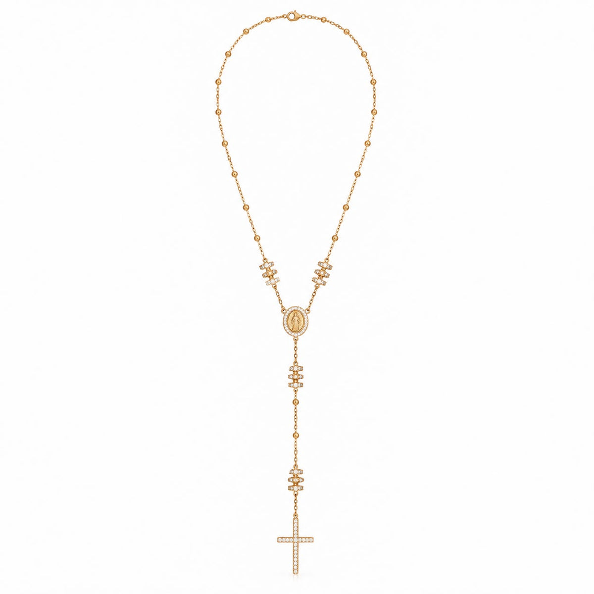 Colar Rosário Nossa Senhora Cravejado
