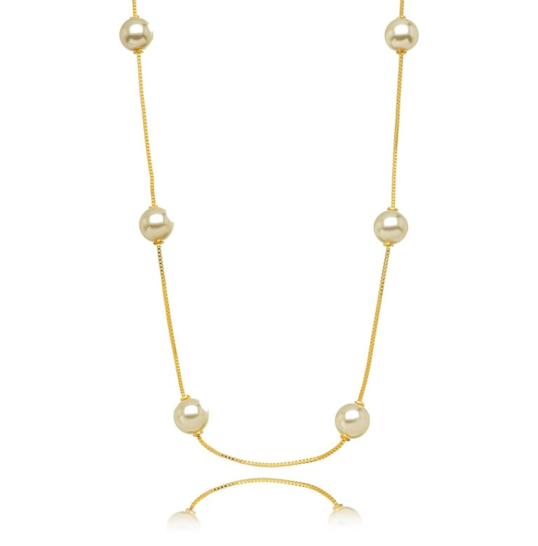 COLAR LOURDES - PEROLA G - 45cm