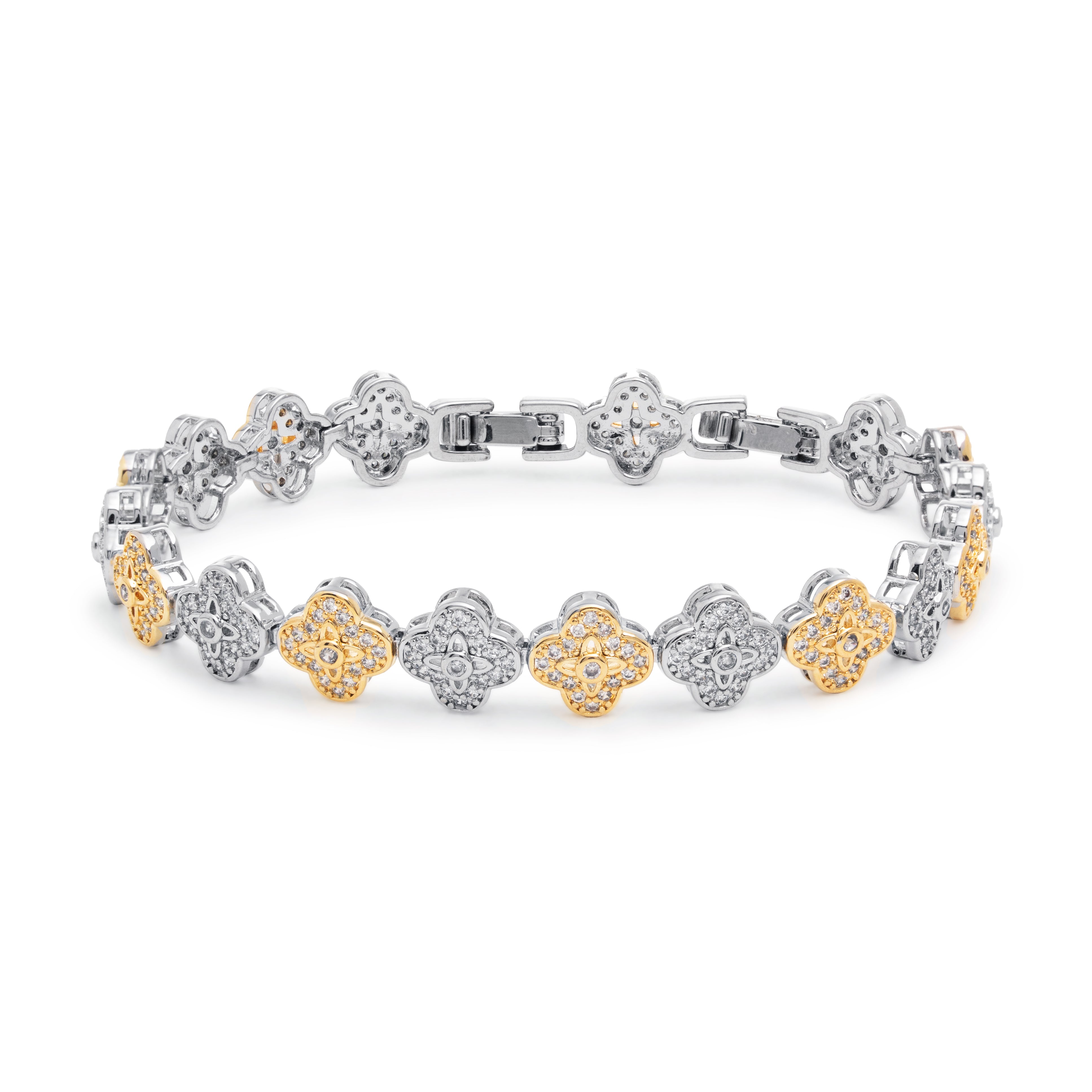 PULSEIRA TREVO MIX - 19cm ajustável para 17cm