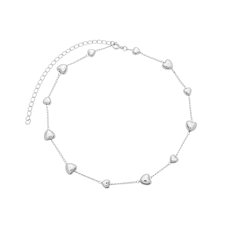 PULSERA CORAÇÃO BRILHO 3D - 20cm