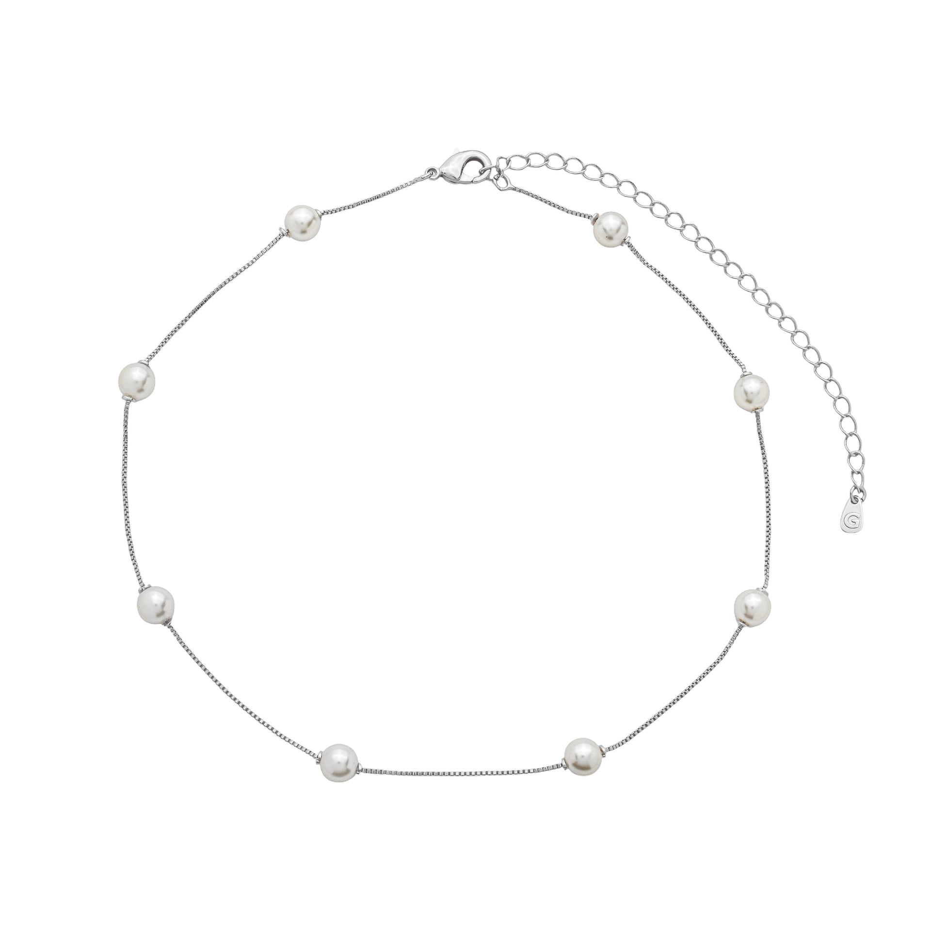 CHOCKER MARIA - PÉROLA M - 35 CM