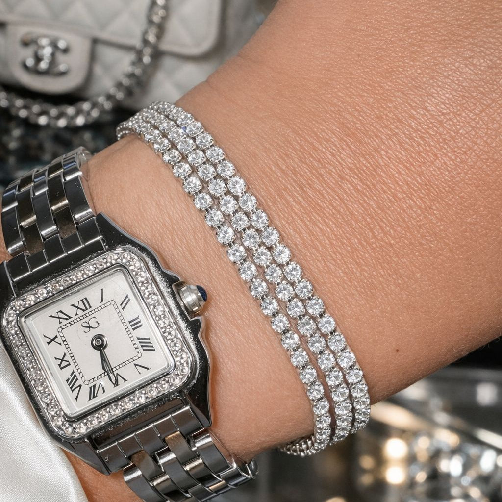 PULSEIRA RIVIERA TRIO - 19cm ajustável para 17cm