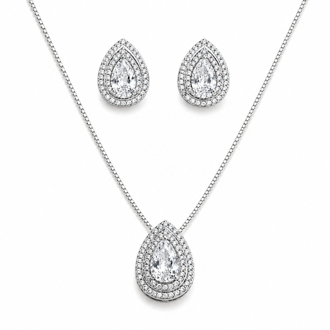 Conjunto Gota Cravejado Linda