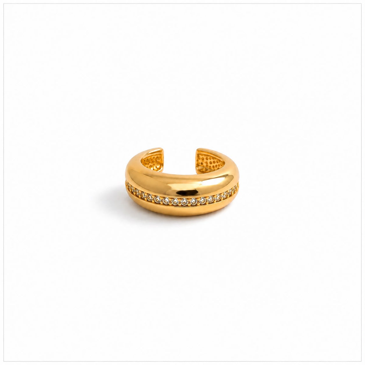 Piercing Fake Cravejado Ouro