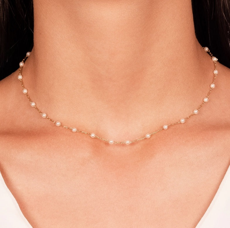 CHOCKER SONIA PEROLA PP - 35 CM